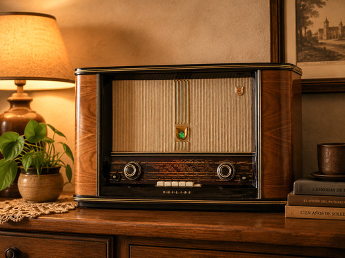 Radio valvole philips bx653a - radio, a